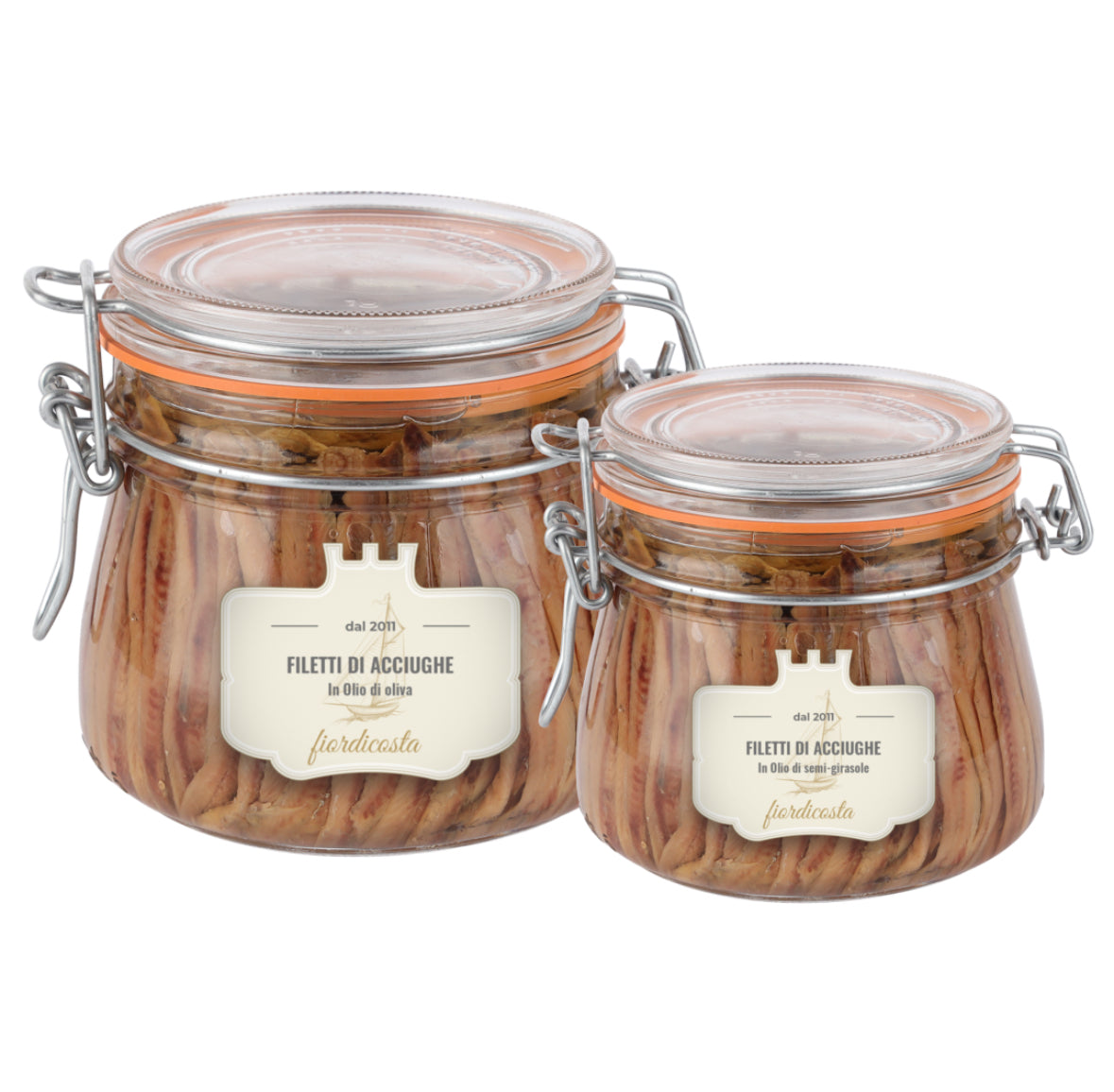 filetti alici - vasetto da 230gr